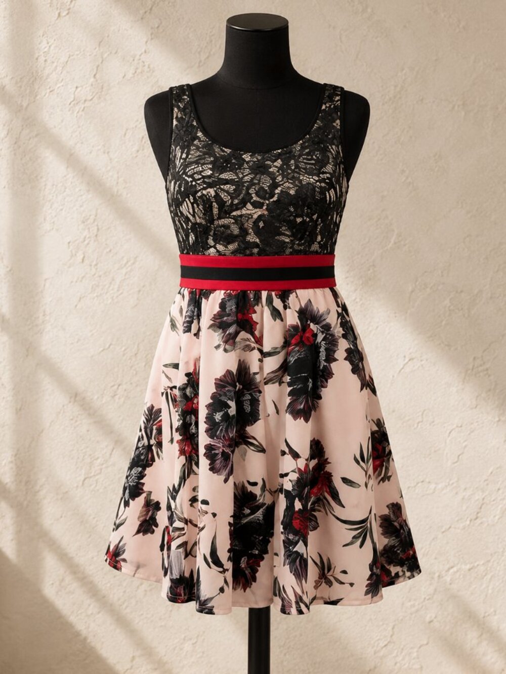 Anthropoogie Peter Som Floral Brushstroke Cotton Dress 0 Garden Coquette Art